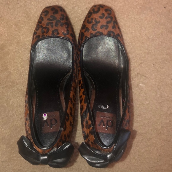 Black/Brown Animal Print Platforms - Picture 5 of 7